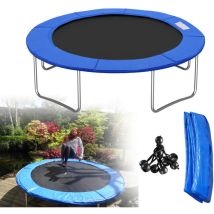 TolleTour Coussin de Protection pour Trampoline de Remplacement Trampoline Couverture Rembourrage 305 cm Bleu