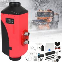 Diesel Standheizung 12V 5KW Parkplatz Luftheizung Kraftstoff Auto Standheizung Air Heizung Lufterhitzer mit Fernbedienung lcd Schalter - Tolletour