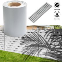 Cran d'intimité de jardin Film Clôture à barreaux en anti-vent Film de clôture pvc 50x0,19m anthracite - Tolletour