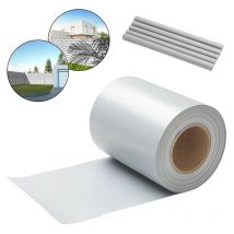 Cran d'intimité de jardin Film Clôture à barreaux en anti-vent Film de clôture 6 pcs pvc 50x0,19m vert - Tolletour