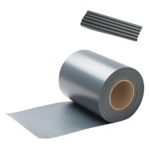 Tolletour - cran d'intimité de jardin Résistant aux intempéries Pare-vue Clôture Jardin pvc Anthracite 35mx19cm