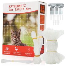 Tolletour - Filet de Protection pour Chat Filet pour chats Grille Filets de sécurité Filet de protection pour chats Filet pour oiseaux Filet de