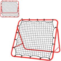 Tolletour - Filet de rebond de football 1x1 m Angle Reglable pour Entrainement Football pour Enfants Adolescents
