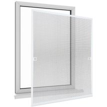 Tolletour - Fliegengitter Insektenschutz Fenster Tür Moskitonetz Gaze Alu Fliegen Mücken Fliegennetz Vorhang Mückenschutz Balkon 120x140cm