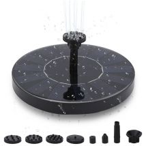 Tolletour - Fontaine solaire Pompe à Eau Solaire Pompe Pump pour Jardin panneau solaire 1.5 w