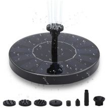 Tolletour - Fontaine solaire Pompe à Eau Solaire Pompe Pump pour Jardin panneau solaire 1.5 w