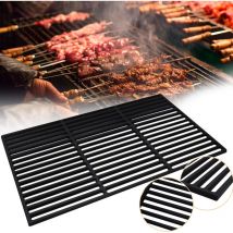 Tolletour - Grille de barbecue carrée en fonte émaillée 60x40cm Pour barbecue à gaz grille de cuisson