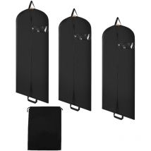 Tolletour - Housses de Vêtements,3x 128x60cm Housses de Protection, housse à vêtements