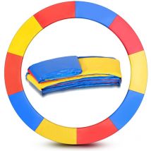 Tolletour - Trampolin Randabdeckung Sicherheitsnetz Wetterplane Randschutz 10ft (Randabdeckung: ø 306cm-Blau)