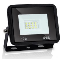 Tolletour - einfeben Projecteur led projecteur extérieur projecteur extérieur IP66 applique 10W Blanc chaud