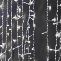 Led Lichterkette Außen Wasserdicht Drahtlichterkette Beleuchtung 300 LEDs 30m Kaltweiß - Tolletour