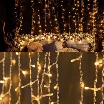 Led Lichterkette Außen Wasserdicht Drahtlichterkette Beleuchtung 300 LEDs 30m Warmweiß - Tolletour