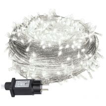 100M 1000 led Lichterkette Kaltweiß 8 Lichtmodi Party Garten Innen Außen Deko Weihnachtsbeleuchtung IP44 - Tolletour