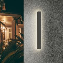 Einfeben - led Wandleuchte Esszimmer Ultraslim Außen Wandlampe Innen Beleuchtung Flurlampe 80cm 18W Warmweiß