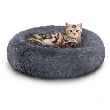 Hundebett Katzenbett Katzensofa Kissen Tierbtt für Katzen HundeHundesofaFlauschig. Weich u. Waschbar dunkelgrau 60cm - Tolletour