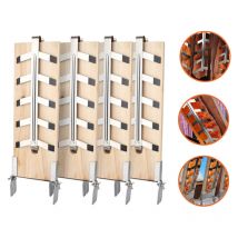 Lot de 4 planches à griller le saumon. planche à fumer pour filet de saumon. planche en bois de cèdre. supports inclinables - Tolletour