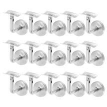 Mains Courantes Supports Muraux 20 Pièces Support de Main Courante, pour la Protection de Sécurité Dans les Cages D'escalier, Couloirs, Salles de