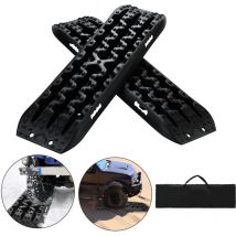 Tolletour - Pneus de voiture 2x Aide au démarrage Emergency Snow Grip Mats Mud Sand