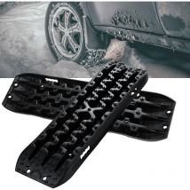 Tolletour - Pneus de voiture 2x Aide au démarrage Emergency Snow Grip Mats Mud Sand