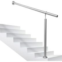 Geländer Treppengeländer Edelstahl Eingangsgeländer Handlauf für Treppen Wandhandlauf Treppengeländer Außen Innen 150cm - Tolletour