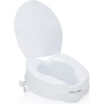 Toilettensitzerhöhung Sonstiges Hygienezubehör Toilettenhilfen 10 cm Toilettensitz mit Deckel WC-Aufsatz - Tolletour