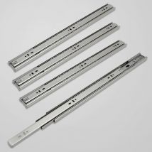 Tolletour - Schubladenschienen 45mm Schwerlastauszug Vollauszug Kugelauszug Schiene schmal 500mm 4 Stück