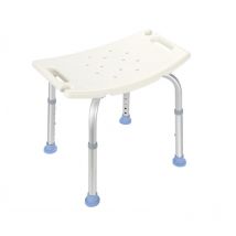 Tolletour - Duschhocker Badhocker Hoehenverstellbar 38-53cm 136kg - Duschstuhl Duschsitz mit Behinderungen fuer Senioren. Kinder.Menschen