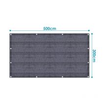 Tolletour - Tapis de tente Auvent tapis étanche camping tapis tente sol extérieur tente bâche pique-nique couverture caravane 300x500CM