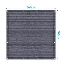 Tolletour - Tapis de tente Auvent tapis étanche camping tapis tente sol extérieur tente bâche pique-nique couverture caravane 300x300CM
