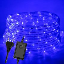 Tolletour - 20M Tube Lumineux Extérieur led led Tube lumineux Bleu Noël