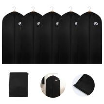 5x Sac à costumes 128x60CM Sac à vêtements Housse de protection Housse de vêtements Sac à costumes avec sac à chaussures - Tolletour