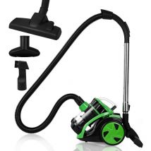 Tolletour - Aspirateur traîneau sans sac Silencieux Cyclonique - Compact et Léger - Puissant 900W - Filtre Hepa