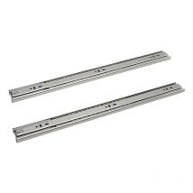 TolleTour Glissières de tiroirs 45mm coulisse à charge lourde coulisse à billes à sortie totale glissière étroite 500mm 6 pièces