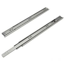 Glissières de tiroirs 45mm Glissière à extension totale pour charges lourdes Glissière à billes étroite 300mm 6 pièces - Tolletour