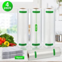 Tolletour - rouleaux sous vide - sacs sous vide. Rouleau de film 20 x 600 cm film sous vide film sous vide scellant sous vide 4x