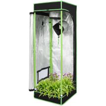Swanew Tente de culture boîte de culture serre tente de plantes d'intérieur 40x40x120CM