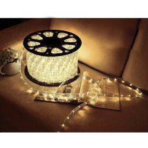 Tolletour - swanew Guirlande lumineuse à led 50M étanche intérieur/extérieur IP44 blanc chaud chaîne lumineuse
