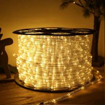 Led Lichterschlauch Lichtschlauch Lichterkette für aussen und innen Warmweiß 10M - Tolletour