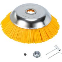 Tolletour - Unkrautbürste Nylon 25,4x200mm 8 zoll Freischneideraufsatz Für Stihl Motorsense Freischneider