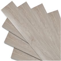 Tolletour - Vinylboden pvc Planke. selbstklebend Laminat.56 Stück. ca.8m². White Oak