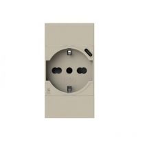 Bticino Living Now 4B.KM.P40 enchufe de dos polos y schuko con usb 3.0A 4B.KM.P40.USB