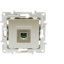 Barcelona Led - Toma De Teléfono Roseta Empotrable RJ11 Con Marco Embellecedor - Marfil