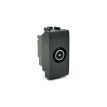 Toma de tv pasante art compatible bticino livinglight ln4202p14 negro - 834n