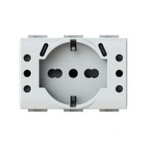 Toma multiestándar 4box usb p503 compatible bticino matix blanco - 4busbp503.am