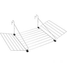 Stendibiancheria da Appendere Tilburg 12 m Argento Tomado Argento