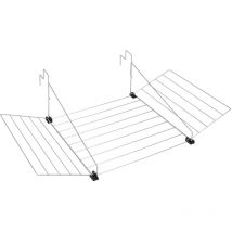 Support de séchage suspendu Tilburg 12 m argenté Tomado