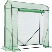 Hoobro - Tomatengewächshaus, Gewächshaus, Tomatenhaus mit Spitzdach, 150 x 50 x 150 cm, Foliengewächshaus Stabil, Tomatenzelt, Frühbeet für Tomaten,