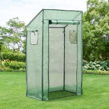 [en.casa] - Tomatengewächshaus Marzano 100x60x174cm Grün