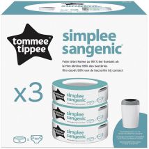 Nachfüllkassette für Simplee Sangenic Windeleimer 3er Set