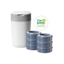 Starter Pack Twist + click Blanc bac + 6 recharges ffp - Tommee Tippee